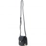 Ashwood Leather Crossbody Bag with Twist Lock - Black Y-52