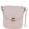 Ashwood Leather Crossbody Bag with Twist Lock - Beige Y-52