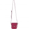 Ashwood Leather Crossbody Bag with Twist Lock - Raspberry Y-52