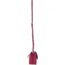Ashwood Leather Crossbody Bag with Twist Lock - Raspberry Y-52