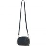 Ashwood Leather Compact Crossbody Bag with Twist Lock & Adjustable Strap - Black Y-53
