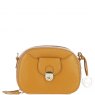 Ashwood Leather Ashwood Leather Compact Crossbody Bag with Twist Lock & Adjustable Strap - Mustard Y-53