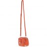 Ashwood Leather Compact Crossbody Bag with Twist Lock & Adjustable Strap - Orange Y-53