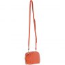 Ashwood Leather Compact Crossbody Bag with Twist Lock & Adjustable Strap - Orange Y-53