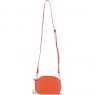 Ashwood Leather Compact Crossbody Bag with Twist Lock & Adjustable Strap - Orange Y-53