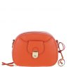 Ashwood Leather Ashwood Leather Compact Crossbody Bag with Twist Lock & Adjustable Strap - Orange Y-53