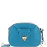 Ashwood Leather Ashwood Leather Compact Crossbody Bag with Twist Lock & Adjustable Strap - Turquoise Y-53