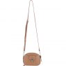 Ashwood Leather Compact Crossbody Bag with Twist Lock & Adjustable Strap - Butterscotch Y-53