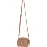 Ashwood Leather Compact Crossbody Bag with Twist Lock & Adjustable Strap - Butterscotch Y-53