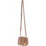 Ashwood Leather Compact Crossbody Bag with Twist Lock & Adjustable Strap - Butterscotch Y-53