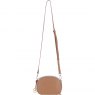 Ashwood Leather Compact Crossbody Bag with Twist Lock & Adjustable Strap - Butterscotch Y-53