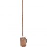 Ashwood Leather Compact Crossbody Bag with Twist Lock & Adjustable Strap - Butterscotch Y-53