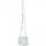 Ashwood Leather Compact Crossbody Bag with Twist Lock & Adjustable Strap - White Y-53