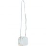 Ashwood Leather Compact Crossbody Bag with Twist Lock & Adjustable Strap - White Y-53