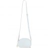 Ashwood Leather Compact Crossbody Bag with Twist Lock & Adjustable Strap - White Y-53