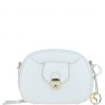 Ashwood Leather Ashwood Leather Compact Crossbody Bag with Twist Lock & Adjustable Strap - White Y-53