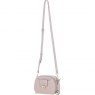 Ashwood Leather Compact Crossbody Bag with Twist Lock & Adjustable Strap - Beige Y-53