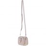 Ashwood Leather Compact Crossbody Bag with Twist Lock & Adjustable Strap - Beige Y-53