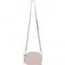 Ashwood Leather Compact Crossbody Bag with Twist Lock & Adjustable Strap - Beige Y-53
