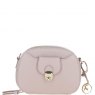 Ashwood Leather Ashwood Leather Compact Crossbody Bag with Twist Lock & Adjustable Strap - Beige Y-53