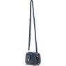 Ashwood Leather Compact Crossbody Bag with Twist Lock & Adjustable Strap - Navy Y-53