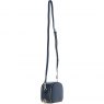 Ashwood Leather Compact Crossbody Bag with Twist Lock & Adjustable Strap - Navy Y-53