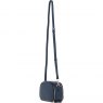 Ashwood Leather Compact Crossbody Bag with Twist Lock & Adjustable Strap - Navy Y-53