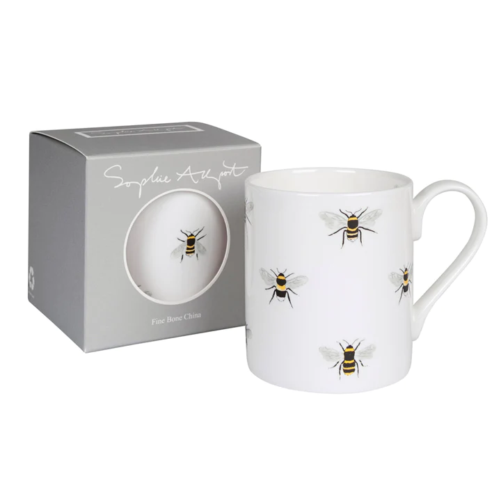 Sophie Allport Mug Bees White