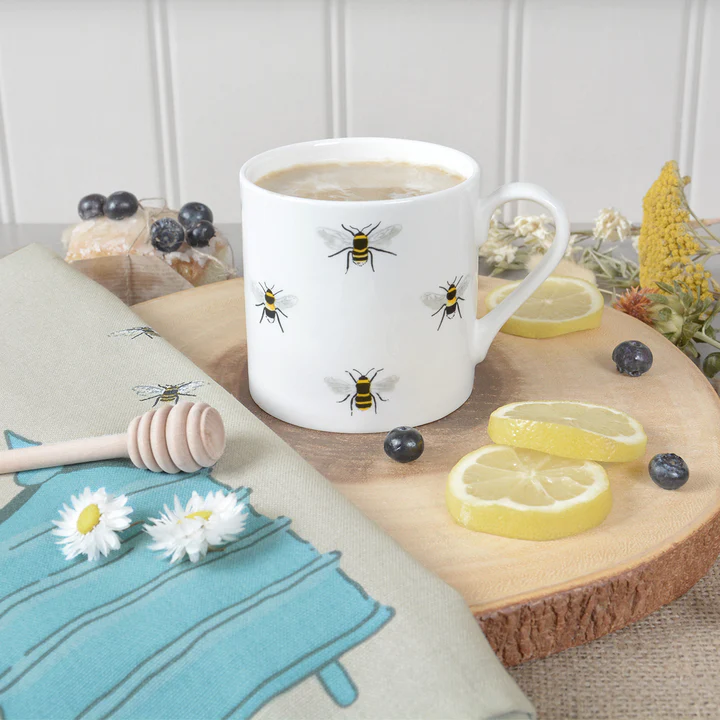 Sophie Allport Mug Bees White