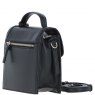 Ashwood Leather Compact Flap Over Handbag with Detachable Crossbody Strap - Black Y-54