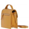 Ashwood Leather Compact Flap Over Handbag with Detachable Crossbody Strap - Mustard Y-54