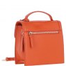 Ashwood Leather Compact Flap Over Handbag with Detachable Crossbody Strap - Orange Y-54