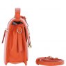 Ashwood Leather Ashwood Leather Compact Flap Over Handbag with Detachable Crossbody Strap - Orange Y-54