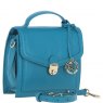 Ashwood Leather Ashwood Leather Compact Flap Over Handbag with Detachable Crossbody Strap - Turquoise Y-54