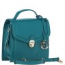 Ashwood Leather Ashwood Leather Compact Flap Over Handbag with Detachable Crossbody Strap - Green Y-54