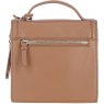 Ashwood Leather Compact Flap Over Handbag with Detachable Crossbody Strap - Butterscotch Y-54
