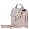 Ashwood Leather Compact Flap Over Handbag with Detachable Crossbody Strap - Beige Y-54
