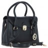 Ashwood Leather Ashwood Leather Twist Lock Compact Flap Handbag - Black Y-55