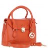 Ashwood Leather Ashwood Leather Twist Lock Compact Flap Handbag - Orange Y-55