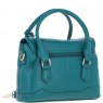 Ashwood Leather Twist Lock Compact Flap Handbag - Green Y-55