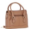 Ashwood Leather Twist Lock Compact Flap Handbag - Butterscotch Y-55
