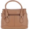 Ashwood Leather Twist Lock Compact Flap Handbag - Butterscotch Y-55