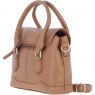 Ashwood Leather Twist Lock Compact Flap Handbag - Butterscotch Y-55