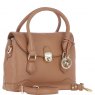 Ashwood Leather Ashwood Leather Twist Lock Compact Flap Handbag - Butterscotch Y-55