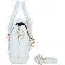 Ashwood Leather Ashwood Leather Twist Lock Compact Flap Handbag - White Y-55
