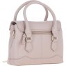 Ashwood Leather Twist Lock Compact Flap Handbag - Beige Y-55