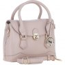 Ashwood Leather Ashwood Leather Twist Lock Compact Flap Handbag - Beige Y-55