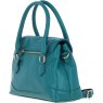 Ashwood Leather Twist Lock Large Flap Handbag with Crossbody Strap - Green Y-56