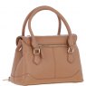 Ashwood Leather Twist Lock Large Flap Handbag with Crossbody Strap - Butterscotch Y-56