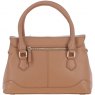 Ashwood Leather Twist Lock Large Flap Handbag with Crossbody Strap - Butterscotch Y-56
